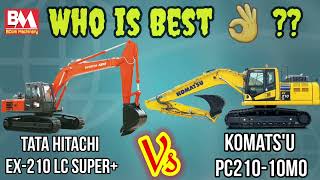 Komatsu 210 😳 Tata Hitachi 210 दोनो मे बेस्ट कौन है  reviews [upl. by Urana]