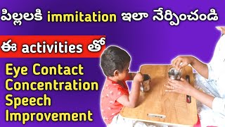 Toddler activities  Part 5  speech therapy  speech therapy for 2 years old telugu [upl. by Nehtanhoj856]