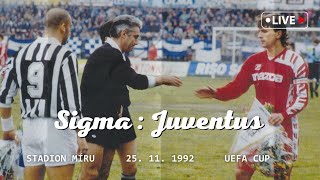 Sigma Olomouc  Juventus 12  Pohár UEFA 199293 [upl. by Euqinoj234]