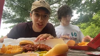 New Zealand Family Try Popeyes Fried Chicken For The First Time [upl. by Assiral]