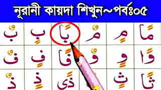 নূরানী কায়দা শিক্ষা পর্ব ৫  তানভীনের পরিচয় ও ব্যবহার শুদ্ধভাবে শিখুন  Noorani qaida sikkah part 5 [upl. by Laurianne]