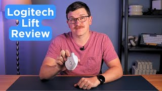 Logitech Lift Ergonomic Mouse Review Silent Comfort [upl. by Sunda808]