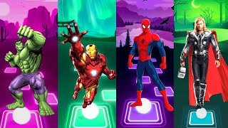 Marvel Venom Cartoon 🆚 Ironman 🆚 Spiderman 🆚 Hulk💥💫 Who Is Stronger 💪⁉️ [upl. by Enileda]