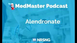 Alendronate Nursing Considerations Side Effects and Mechanism of Action Pharmacology for Nurses [upl. by Assirod]