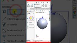 Solidworks reference geometry  How to make reference axis [upl. by Gut]