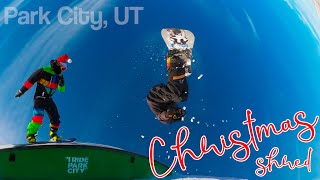 Christmas Snowboarding  Skiing Park City Utah 2223 [upl. by Floyd480]