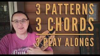 3 Patterns 3 Chords 3 Play Alongs Mountain Dulcimer Lessons [upl. by Gare]