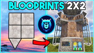 Blooprints GREATEST 2x2 Expansion  Rust Base Design 2024 [upl. by Winola671]