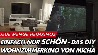 Gerade Linien keine Kabel  alles DIY Michas Wohnzimmerkino  GROBITV [upl. by Ced912]