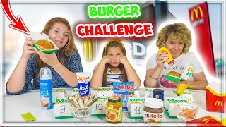 Burger Challenge  McDonalds Hamburgers [upl. by Compte]