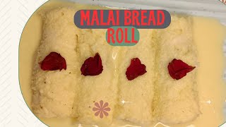 Diwali Special Malai Bread Roll Recipepampadirhessel youtubeviralvideoindianfoodsweets [upl. by Ayiak]