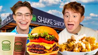 British College Students try Shake Shack for the first time [upl. by Pan]