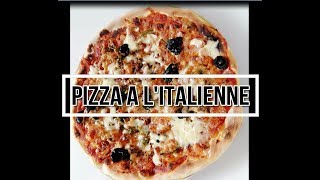 PIZZA AVEC LA PÂTE ITALIENNE  عجينة البيتزا الايطالية مثل المطاعم مع الطريقة الصحيحة لنجاحها [upl. by Eatnoed]