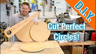 How to Build a Circle Cutting Jig For Your Router [upl. by Bil255]