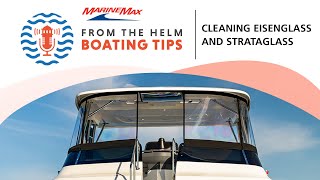 Cleaning Eisenglass and Strataglass  Boating Tips [upl. by Raama]