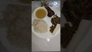 Thali  chawal dal kalonji kundru ki sabji achar muli  shorts [upl. by Adien323]