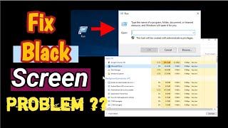 How to Fix a Black Screen Problem in Windows  Resolve the Issue [upl. by Rochus477]