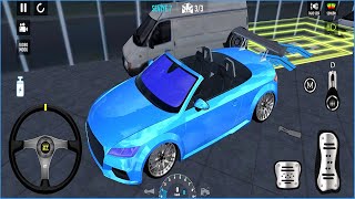 AUDİ Direksiyonlu araba park etme oyunu 3D YENİ 17 Car Parking 3D Online  Android Gameplay [upl. by Nollad777]