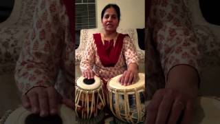 How to play a Tabla BolNote DHITA on a twin hand drums called TABLA amp DAGGA [upl. by Kari]