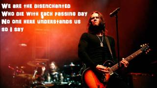 White Knuckles by Alter Bridge Lyrics [upl. by Wilburn73]