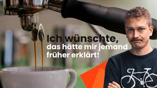 Schau dieses Video bevor du einen Siebträger kaufst ⏐ Was du als neuer Home Barista wissen musst [upl. by Renzo]