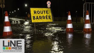 Inondations lEssonne impactée  BoussysaintAntoine 91  France 23 janvier 2018 [upl. by Ludeman257]