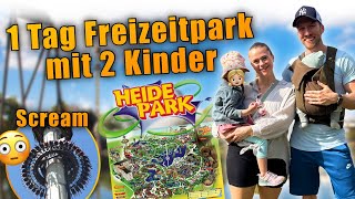 1 Tag im Heide Park fast alles ESSEN amp ERLEBEN mit 2 Kindern [upl. by Htezzil]