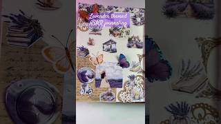 Lavender LushASMR video asmr asmrsounds scrapbooking journaling relax lavender [upl. by Rosenstein]