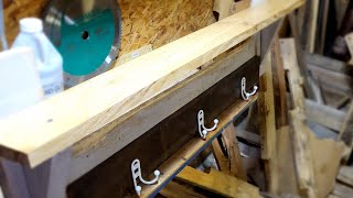 How to build a beautiful coat rackshelf [upl. by Calva356]