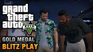 GTA 5  Mission 39  Blitz Play 100 Gold Medal Walkthrough [upl. by Gosselin]