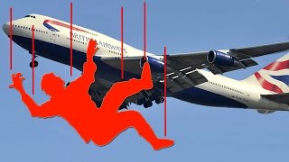 Stowaway falls 1000 feet Man hides inside wheel well surviving 2 hours flight  Compilation [upl. by Milzie892]