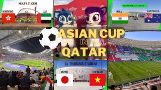 Asian cup experience in qatar  Football stadiums in qatar [upl. by Eivod975]