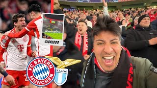 CHOREO MEGA STIMMUNG und VIERTELFINALEEEE 😍😍😍  FC Bayern München vs Lazio Rom  CedrikTV [upl. by Enirod]