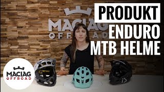 Bester MTB Enduro Helm Produktvergleich Halbschalen Hybrid  und Fullfacehelm [upl. by Ahsilam]