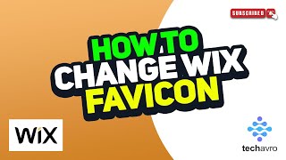 How to Change Wix Favicon 2024 [upl. by Narad]