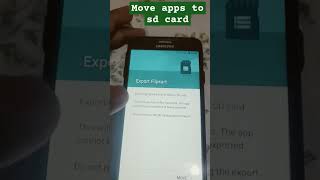 Move apps to sd card  video ytfeed trending shorts [upl. by Halihs]