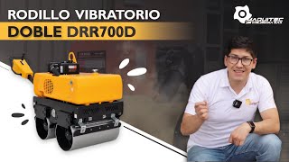 Rodillo vibratorio doble DRR700D  Maquitec [upl. by Gates]