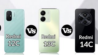 Redmi 12C VS Redmi 13C VS Redmi 14C Comparison video ✨pn59tech [upl. by Anayhd824]