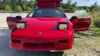 1988 Fiero GT 5spd drive and impressions [upl. by Nylssej969]