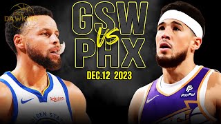 Golden State Warriors vs Phoenix Suns Full Game Highlights  December 12 2023  FreeDawkins [upl. by Leahciam]