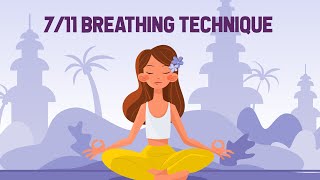 Try the 711 Breathing Technique for Instant Anxiety Relief 7 Easy Steps [upl. by Sivert]