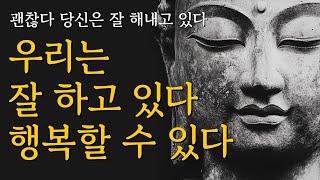 할 수 있다  우리는 잘 하고 있다  우리는 행복할 수 있다  석가모니 명언  불교 가르침  부처님  붓다  달라이라마  삶의 지혜  인생 조언  철학 오디오북 [upl. by Leyameg]