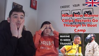 British Couple React to What New Marine Corp Recruits Go Through In Boot Camp [upl. by Giselbert]