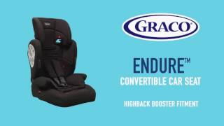 Smyths Toys  Graco Endure Group 1 2  3 Car Seat [upl. by Eikcaj586]