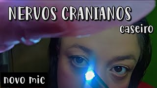 ASMR  ROLEPLAY EXAME NERVOS CRANIANOS  Asmr caseiro [upl. by Arahset]