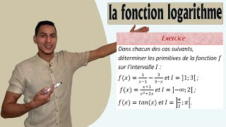 fonction logarithme 2 bac exercices corrigés  primitive de la fonction logarithme 2 bac exercices [upl. by Gigi128]