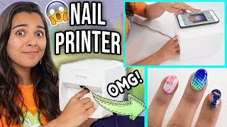 Beauty Busters I Tried A Nail Art Printer CRAZY [upl. by Pauly561]