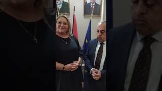 Întâlnire cu Excelența Sa Domnul Ambasador ABDALRAHIM ALFARRA Ambasadorul Palestinei [upl. by Sheepshanks]