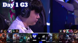 GEN vs WBG  Day 1 LoL Worlds 2024 Swiss Stage  GenG vs Weibo Gaming full [upl. by Gretta]