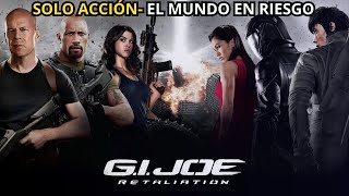 GIJOE 2  ACCIÓN│UN PRESIDENTE FALSO LA MUERTE DE UN AMIGO EL MUNDO EN RIESGO│Resumen amp Acción [upl. by Chak]